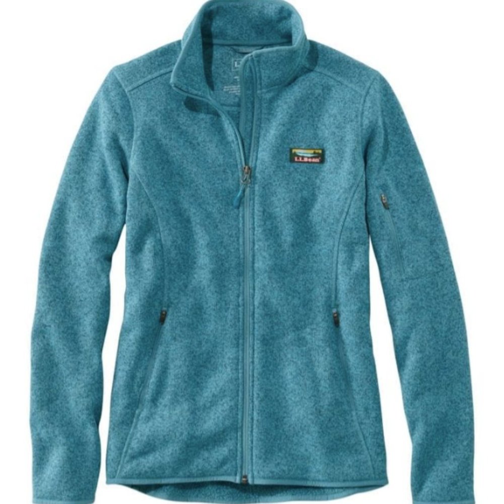 L.L. Bean Sweater Fleece Full-Zip Jacket NWT